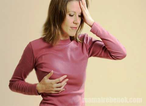 Болит грудь у кормящей женщины